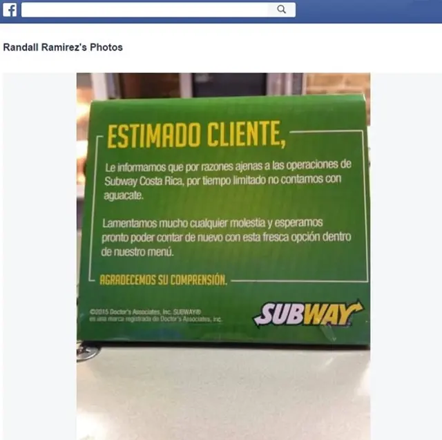 Cartel Subway