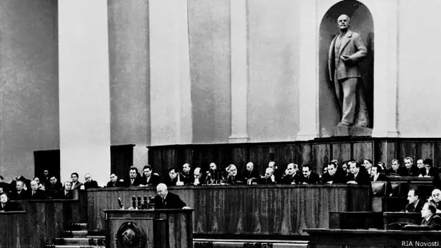 Хрущев на XX съезде КПСС