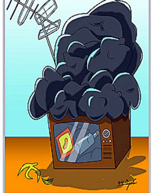 کارتون نادر رحمانی، بی قانون 