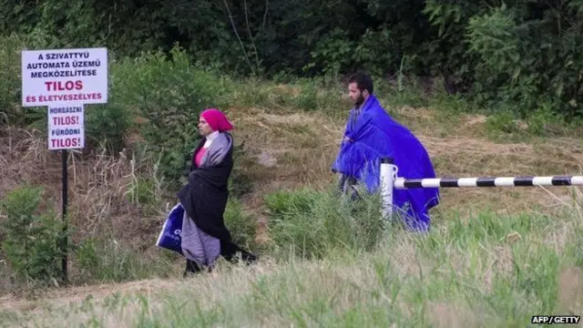 Мигранты в Венгрии