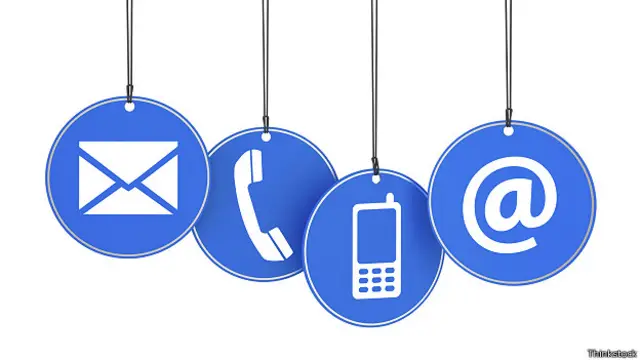 Значки электронных коммуникаций