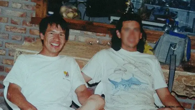 Oscar Romero Bruno en su juventud.