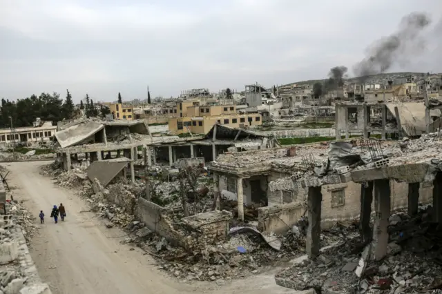 Kobane tan hoang sau các trận giao tranh