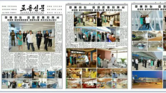 其中的一张照片显示了免税商店里的巧克力糖和瓶装啤酒。