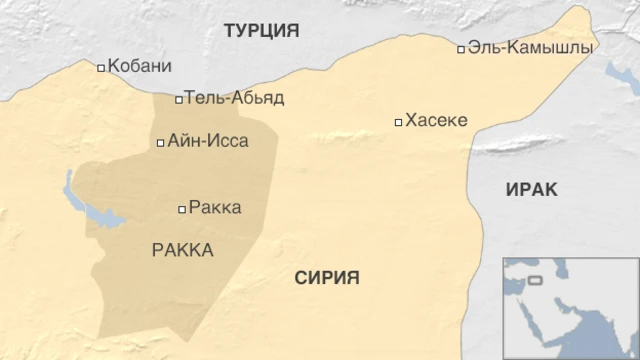 Карта Сирии