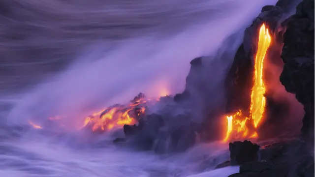 Núi lửa Kilauea ở Hawaii phun trào liên tục (Ảnh của iStock)
