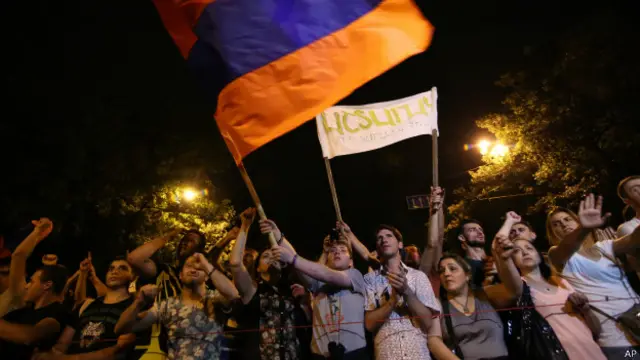 Демонстрация в Армении