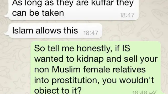 Нина Орифнинг "Исломий давлат" жангариси Абу Тавбаҳ билан ёзишмаларидан