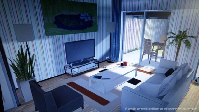 你会拿什么？阿姆斯特丹的自由大学（Vrije University, Amsterdam）开发了一个让用户模拟盗窃过程的电脑程序（图片来源：Network Instiitute at Vrije University, Amsterdam）