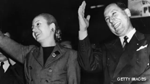 Eva y Juan Perón