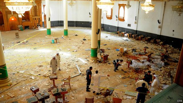 حمله انتحاری روز جمعه به مسجد شیعیان در کویت ۲۷ کشته به جا گذاشت