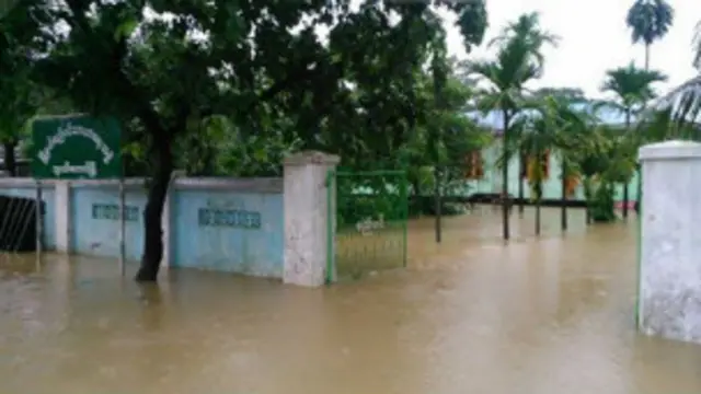 ရခိုင်ပြည်နယ်အတွင်း ဆယ်စုနှစ် တခုအတွင်း အဆိုးဝါးဆုံး ရေကြီး ရေလျှံမှု ဖြစ်ခဲ့