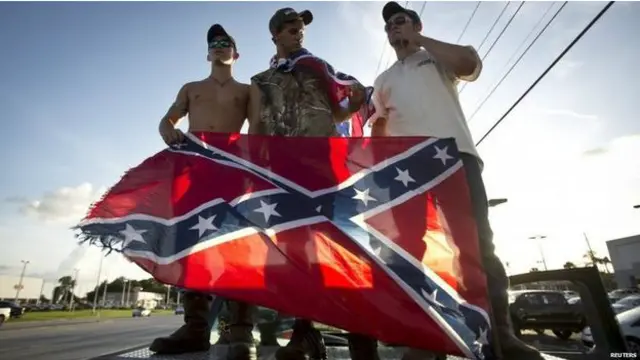 Sebuah unjuk rasa mendukung bendera Konfederasi akan digelar pada hari Sabtu waktu setempat.