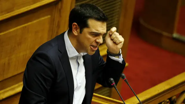 PM Yunani Alexis Tsipras menolak proposal pengucuran dana talangan yang disertai dengan persyaratan ketat.
