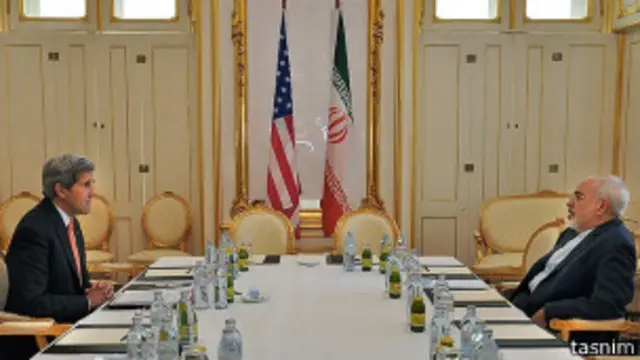 محمدجواد ظریف و جان کری وزرای خارجه ایران و آمریکا؛ طرفین مذاکرات توافق کرده اند که اجرای پروتکل الحاقی بخشی از توافق جامع اتمی باشد