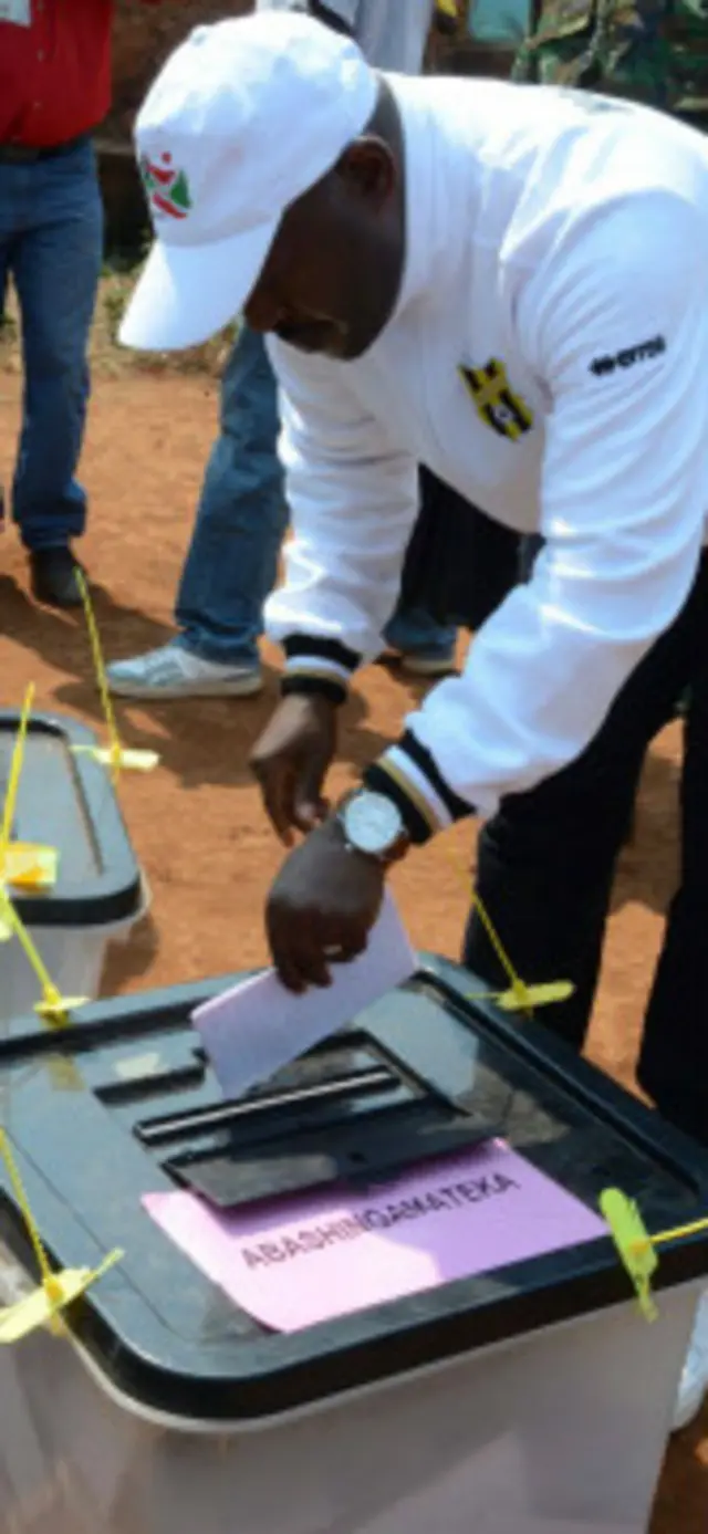 Prezida Nkurunziza yatoye