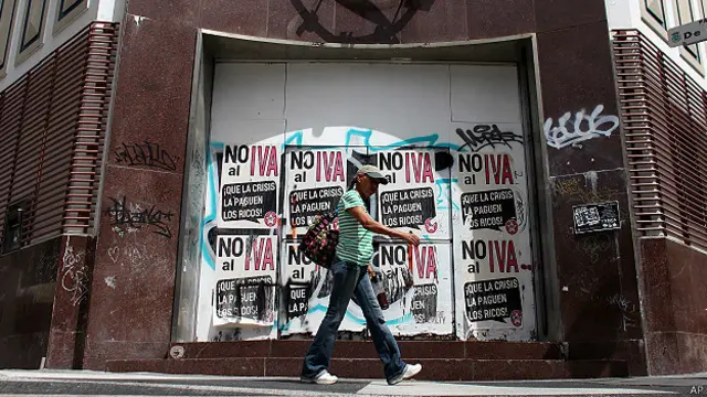 Banco cerrado en San Juan