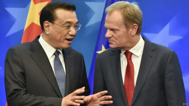 李克强说,中欧双方需要加强合作,建立一个公平、合理、双嬴的全球气候管理系统。