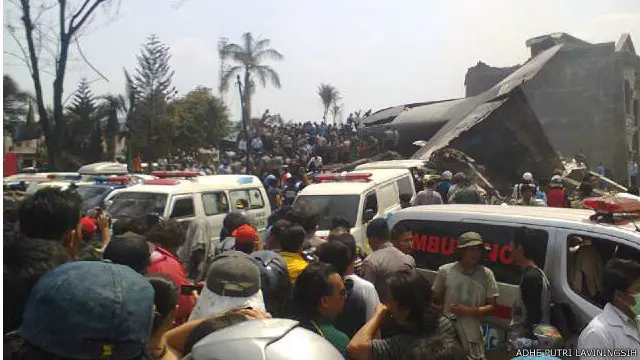 Foto yang diambil oleh Putri di lokasi kejadian. 