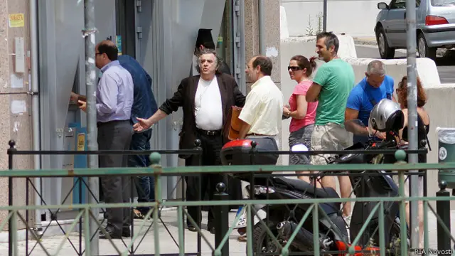 Афины, Греция: банкомат