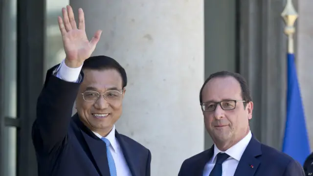 国务院总理李克强会晤法国总统奥朗德