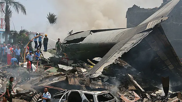 طیارہ رہائشی علاقے میں گرا اس لیے اس میں زمین پر موجود متعدد افراد بھی ہلاک ہو گئے