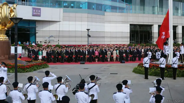 金紫荊廣場升旗儀式