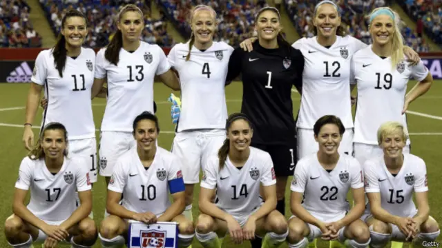 امریکہ کی ٹیم کینیڈا کے شہر مونٹريئل میں جرمنی کے خلاف میچ سے قبل