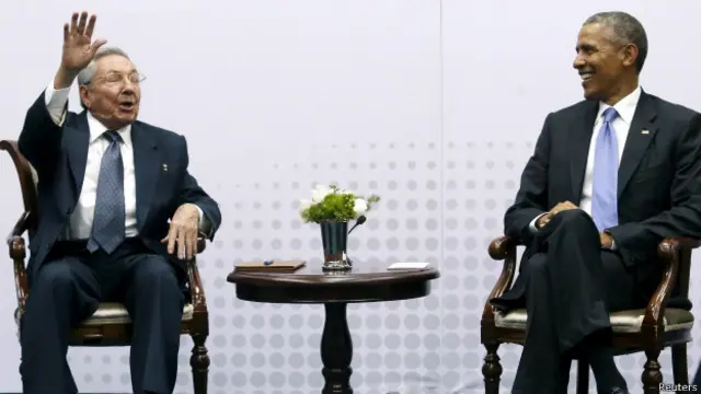Рауль Кастро и Барак Обама
