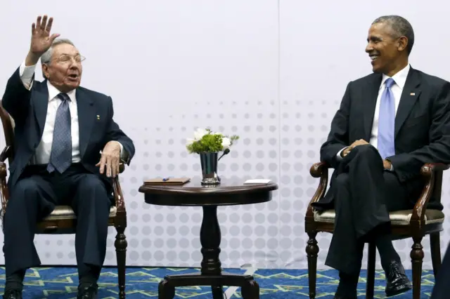 اوباما اور کاسترو کے درمیان بات چیت کے لیے منگل کو نیو یارک میں ملاقات ہوگی