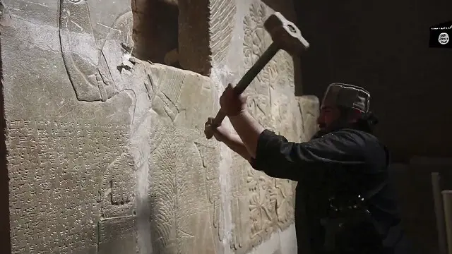 دولت اسلامیہ نے آشوری باقیات کو بھی نقصان پہنچایا ہے