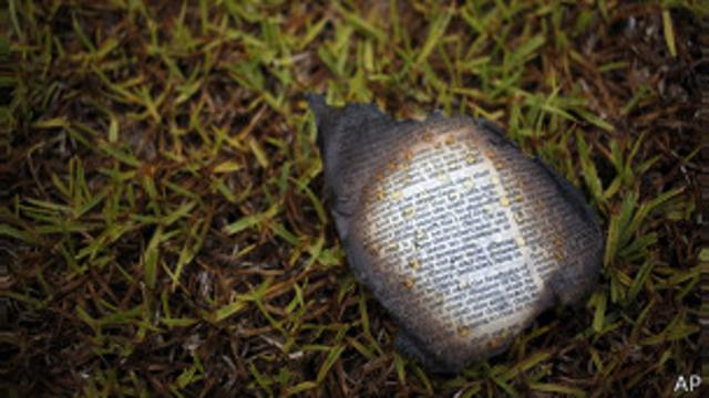 Biblia quemada