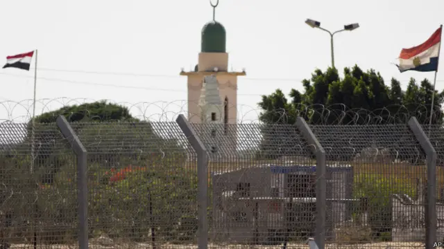 وادی سینا میں ایک فوجی ناکہ