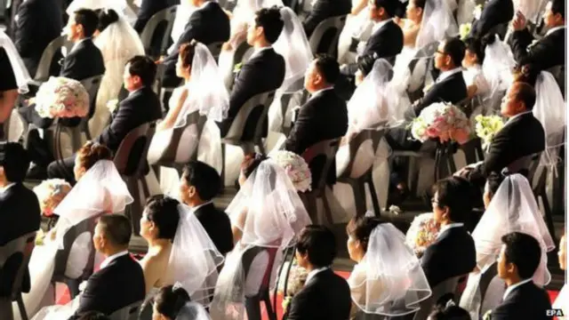 Mengucap janji: Acara itu diadakan di Olympic Park di Seoul