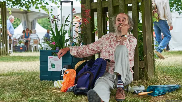 На выставке цветов в Хэмптон-корте. Фото Александра Баранова