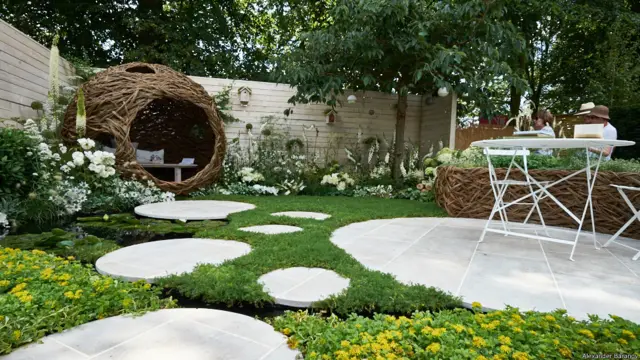 На выставке цветов в Хэмптон-корте. Фото Александра Баранова