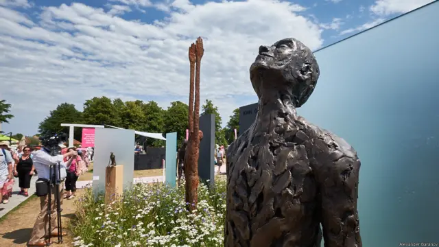 На выставке цветов в Хэмптон-корте. Фото Александра Баранова