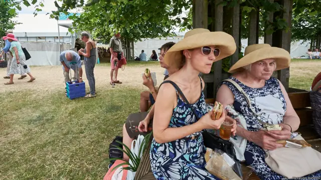 На выставке цветов в Хэмптон-корте. Фото Александра Баранова