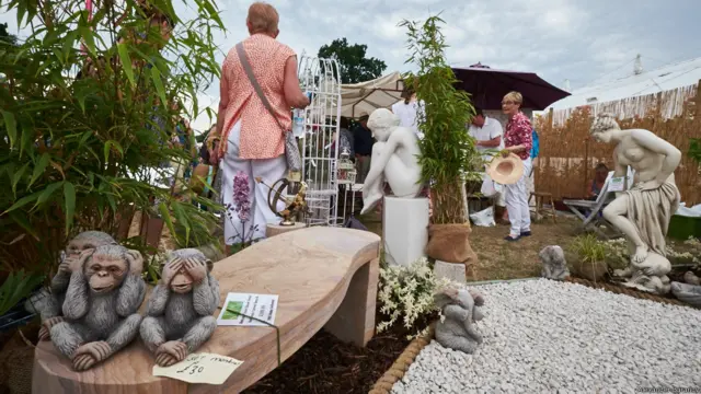 На выставке цветов в Хэмптон-корте. Фото Александра Баранова