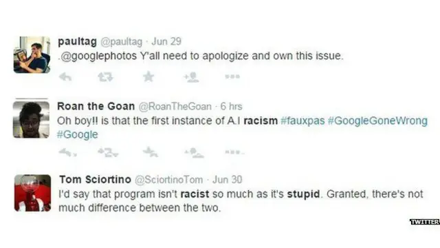 Varios usuarios de las redes tildaron a la app de racista.