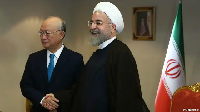 مدیرکل آژانس در سفر اخیرش به تهران با حسن روحانی دیدار کرده بود