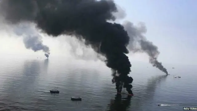 سنہ 2010 میں ڈیپ واٹر ہاریزون آئل رگ میں ہونے والے دھماکے کے بعد 125 ملین گیلن سے زیادہ تیل خلیج میں بہہ گیا تھا
