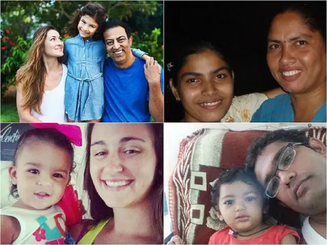 बेटियों के साथ सेल्फ़ी