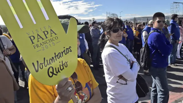 Preparaciones para la llegada del Papa