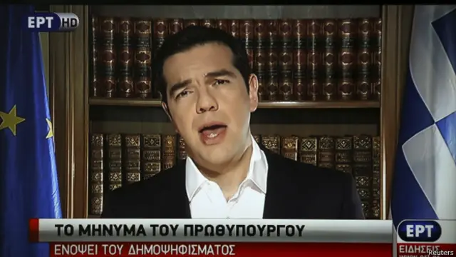 یونان کے وزیرِ اعظم نے عوام سے کہا کہ وہ ریفرینڈم میں قرض کی شرائط کو مسترد کر دیں