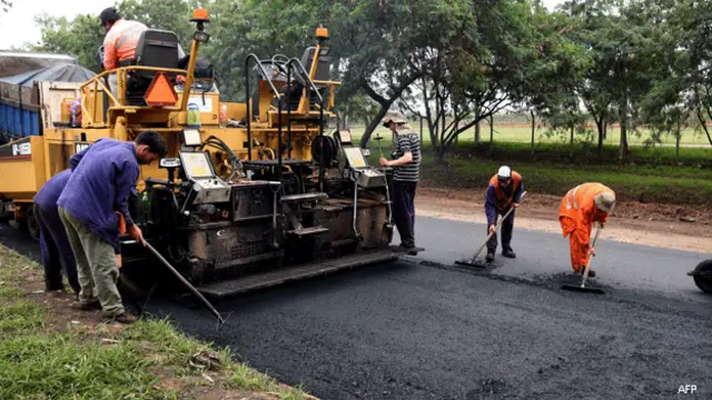 Carretera en Paraguay
