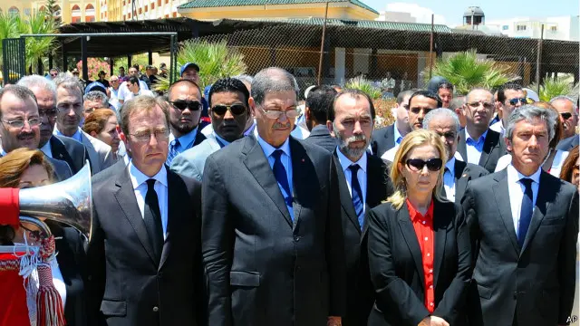 الصيد شارك في دقيقة صمت ترحما على ضحايا هجوم سوسة