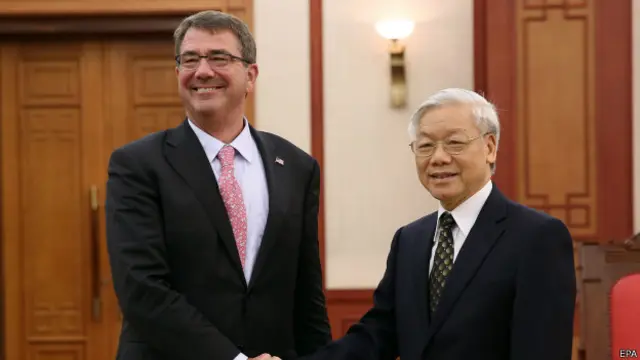 阮富仲會見卡特