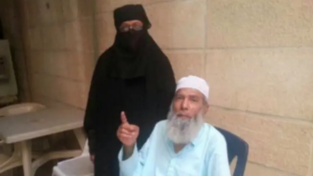 据称是伊斯兰国发表的声明公布了这张照片