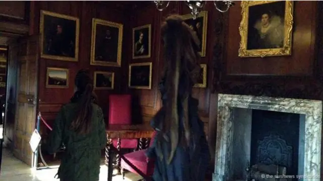 La "dama gris de Hampton Court"